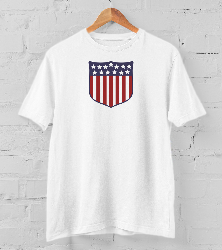 Super 70s Sports 1912 Olympics American Shield T-Shirt
