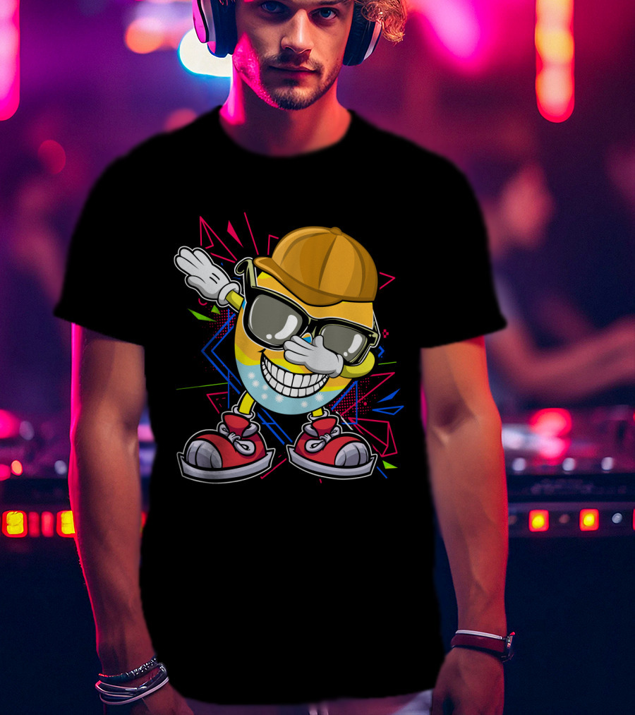 Dabbing Cool Easter Egg With Sunglasses And Cap T-Shirt