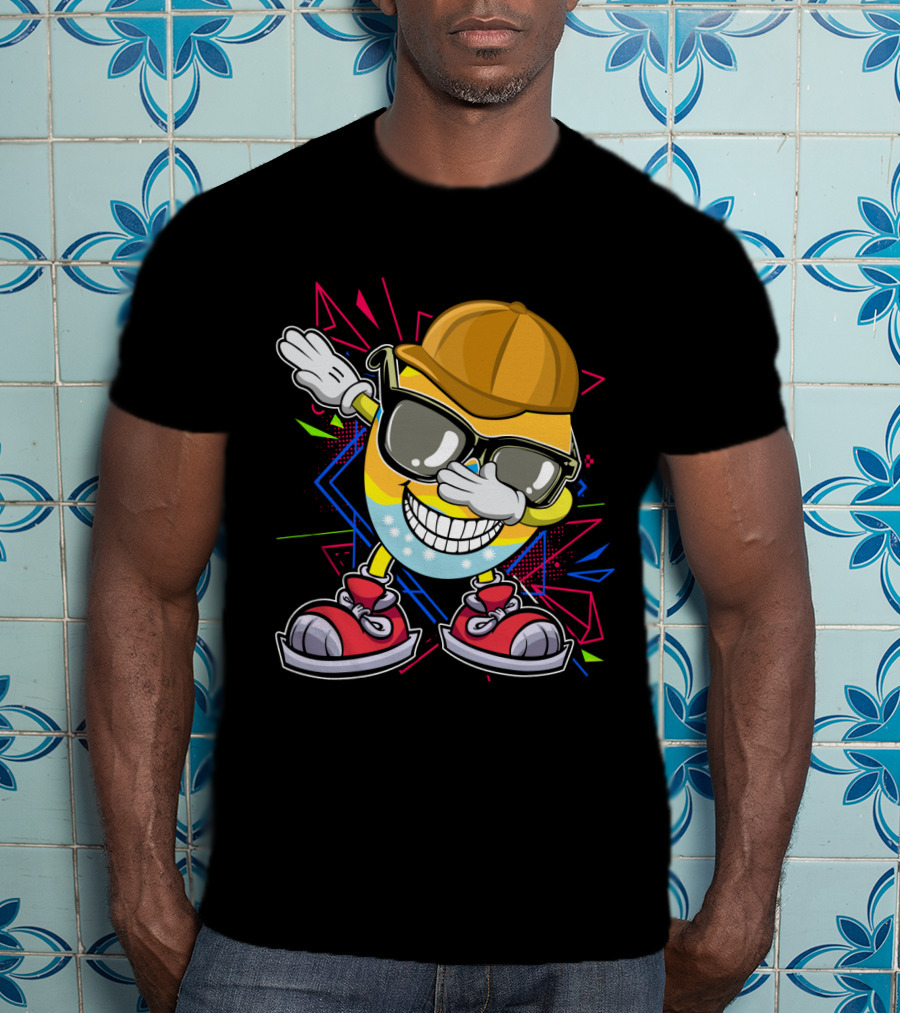 Dabbing Cool Easter Egg With Sunglasses And Cap T-Shirt