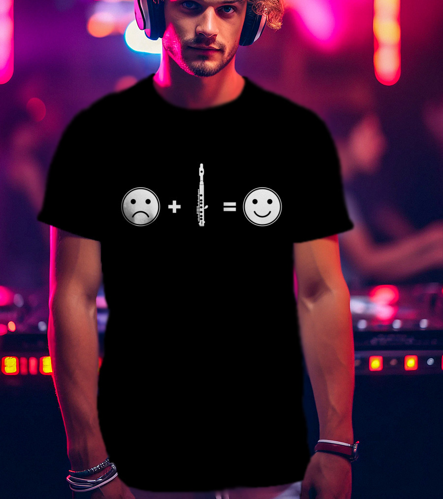 Sad Face Plus Piccolo Equals Happy Face T-Shirt