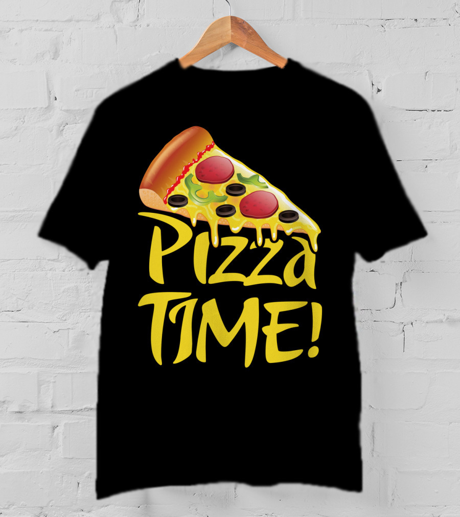 Pizza Everyday Time Pizza Time Slice T-Shirt