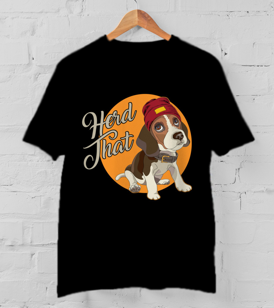 Herd That Beagle Animal Lover Dog Funny T-Shirt