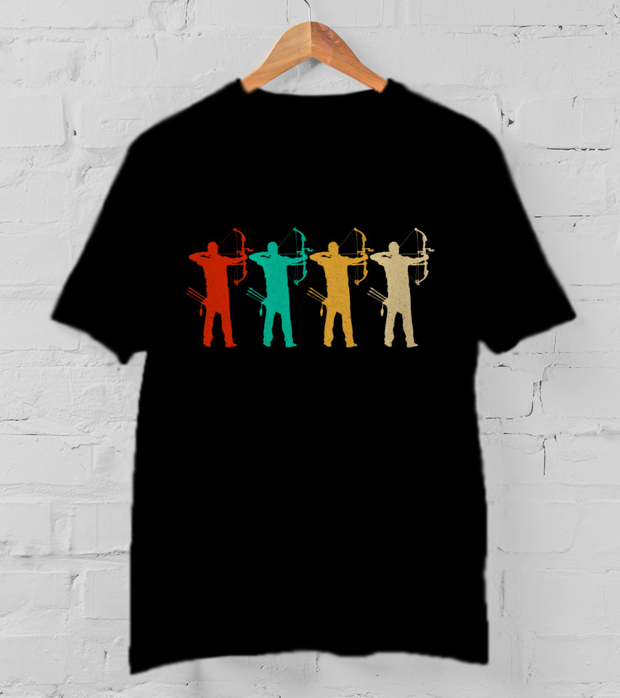 Vintage Archery Colorful T-Shirt