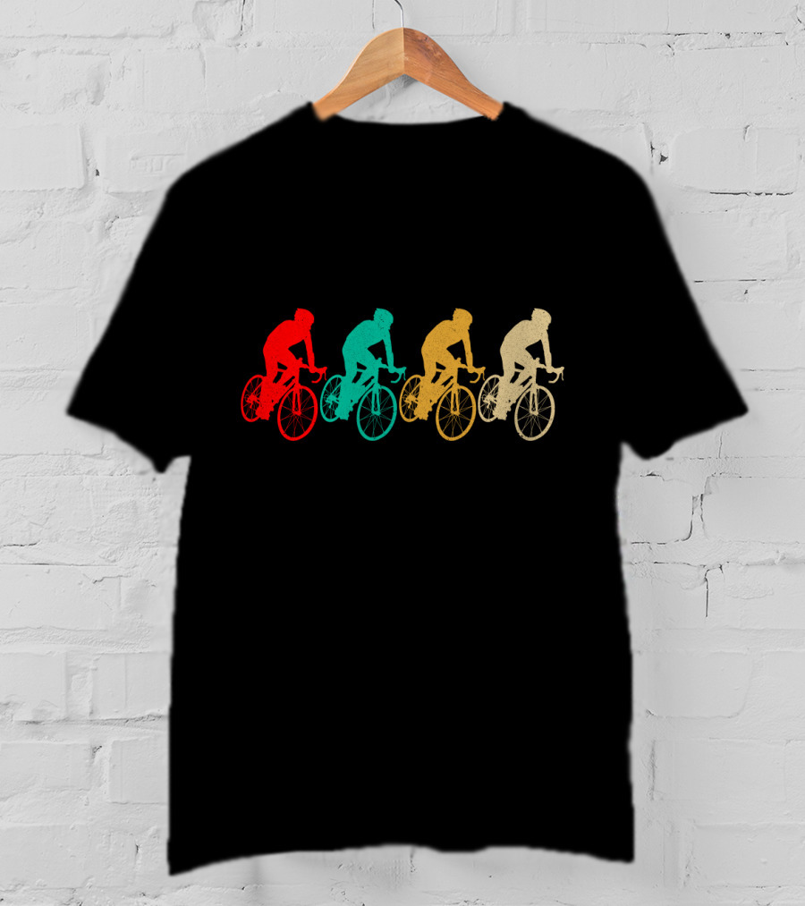 Vintage Cycling Retro Bicyclist T-Shirt