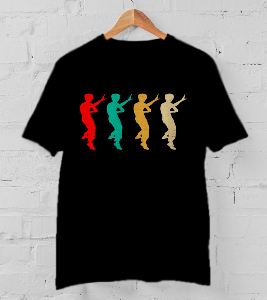Vintage Jeet Kune Do Silhouettes Martial Arts Retro Iconic T-Shirt