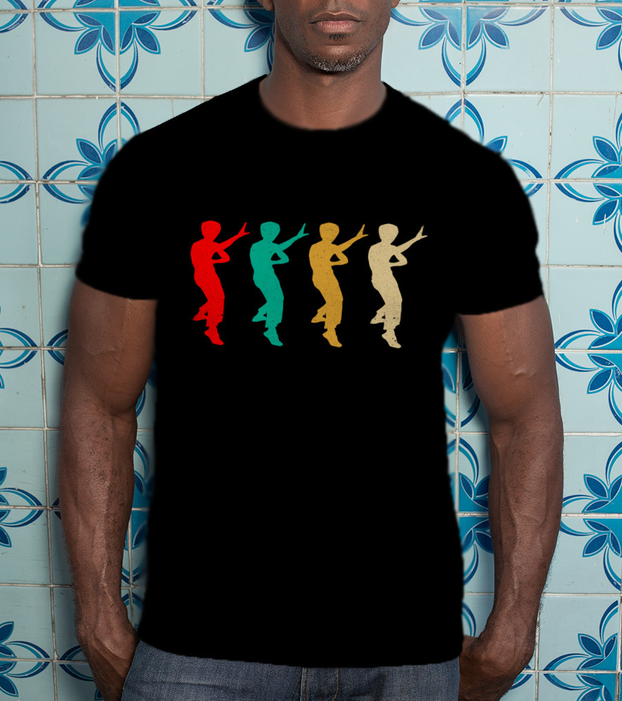 Vintage Jeet Kune Do Silhouettes Martial Arts Retro Iconic T-Shirt