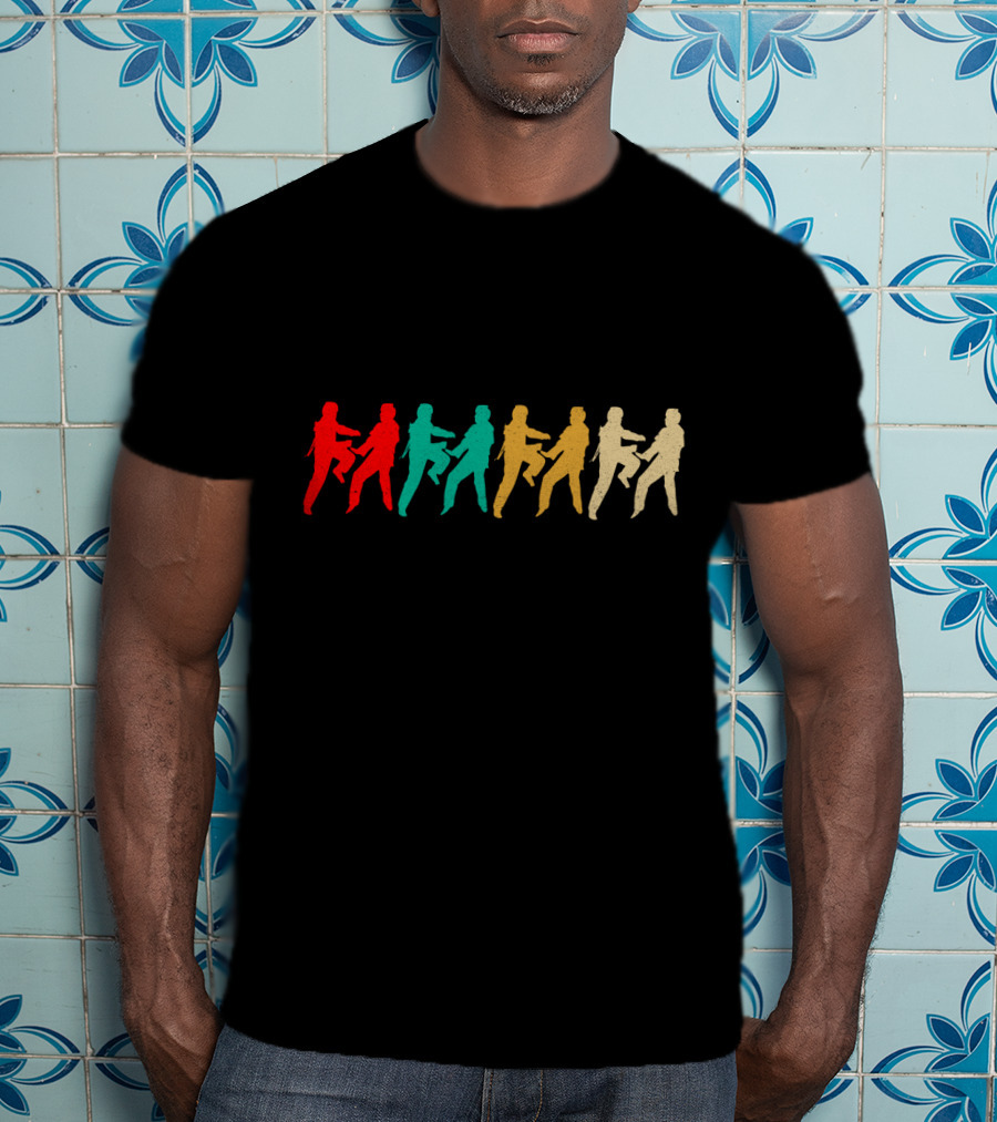 Vintage Taekwondo Retro Colored Martial Arts T-Shirt