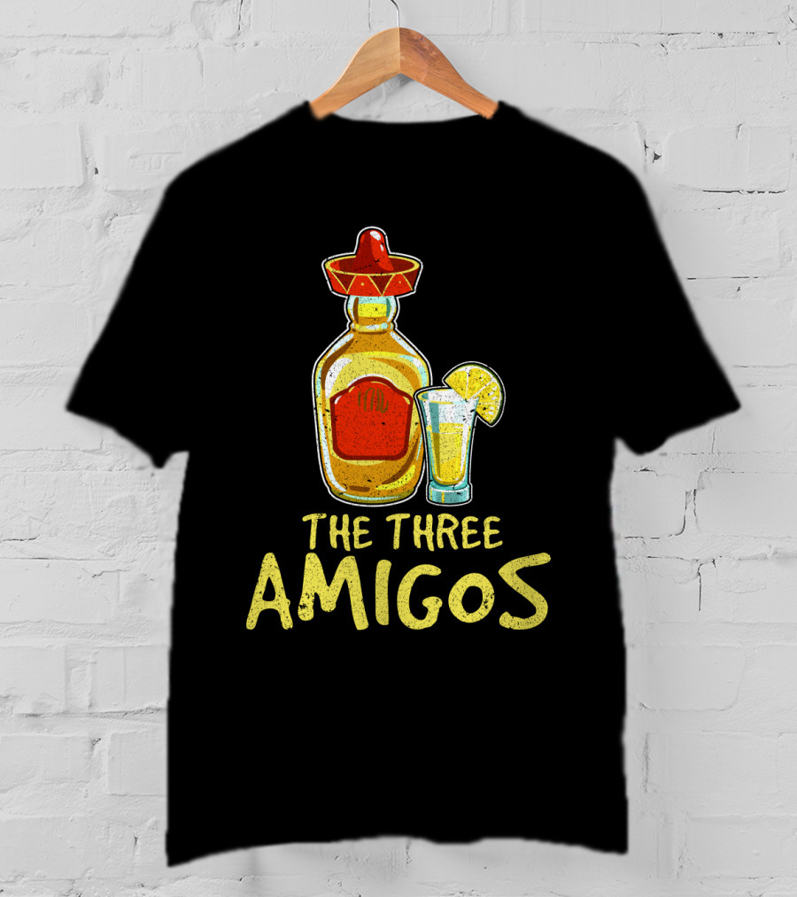 The Three Amigos Tequila Salt Lime Fiesta T-Shirt
