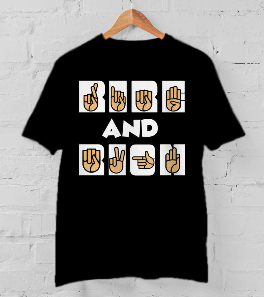 Rise And Sign ASL Lettering Hands T-Shirt