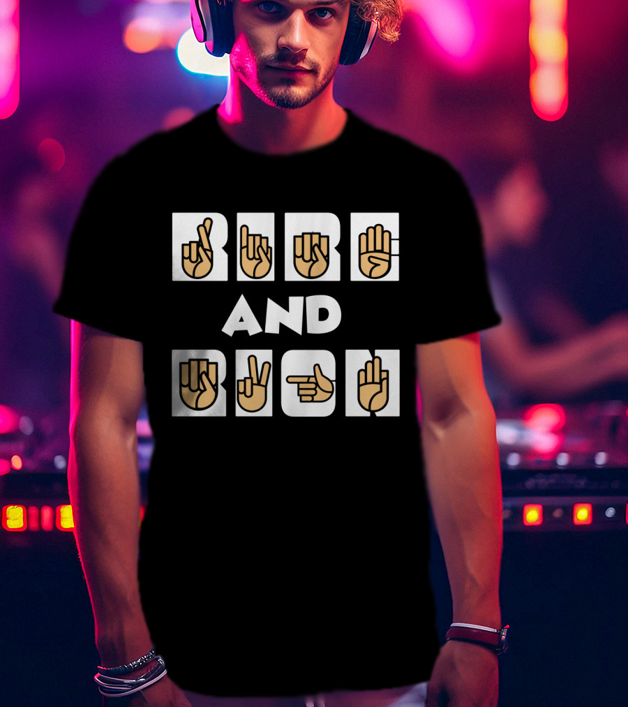 Rise And Sign ASL Lettering Hands T-Shirt