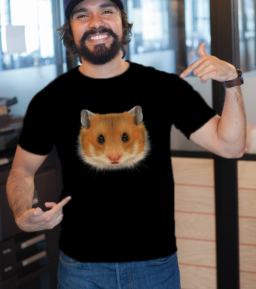 Hamster Face Close-Up T-Shirt