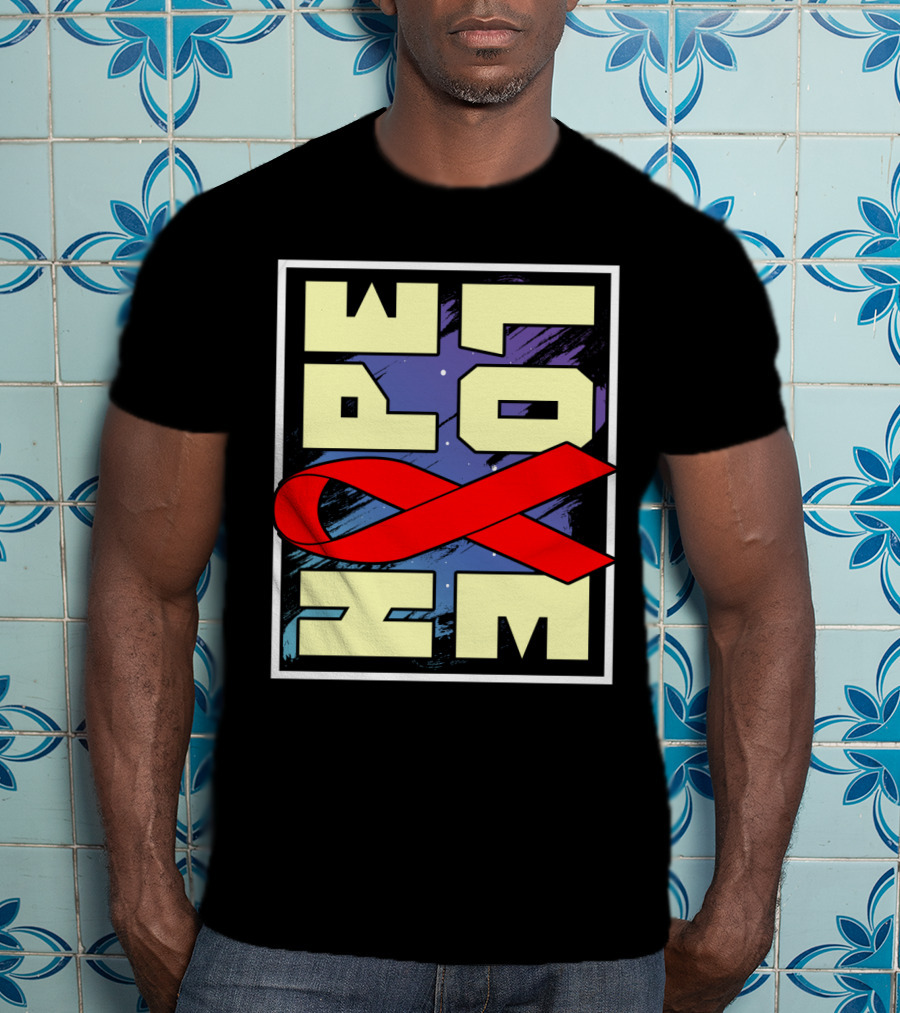 Hope Love Awareness Ribbon T-Shirt