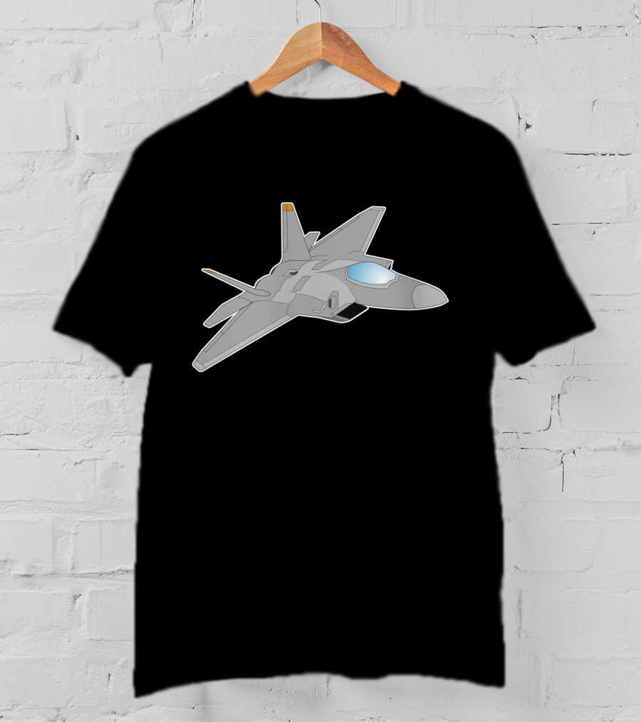 Airplane Force Fighter Combat Military F22 Raptor Jet T-Shirt
