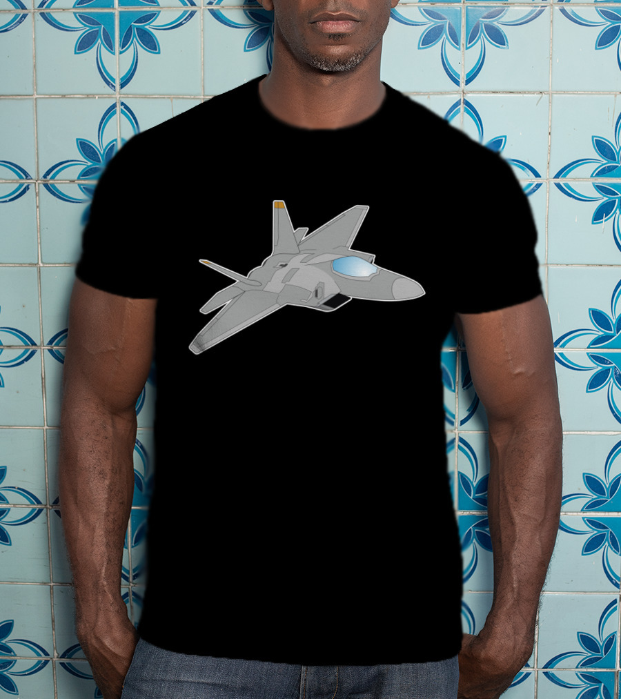 Airplane Force Fighter Combat Military F22 Raptor Jet T-Shirt