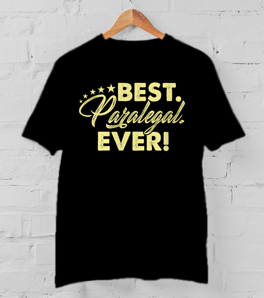 Best Paralegal Ever Five Stars T-Shirt
