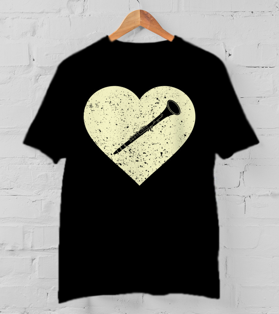 Heart Shaped Love To Play The Oboe Musician T-Shirt