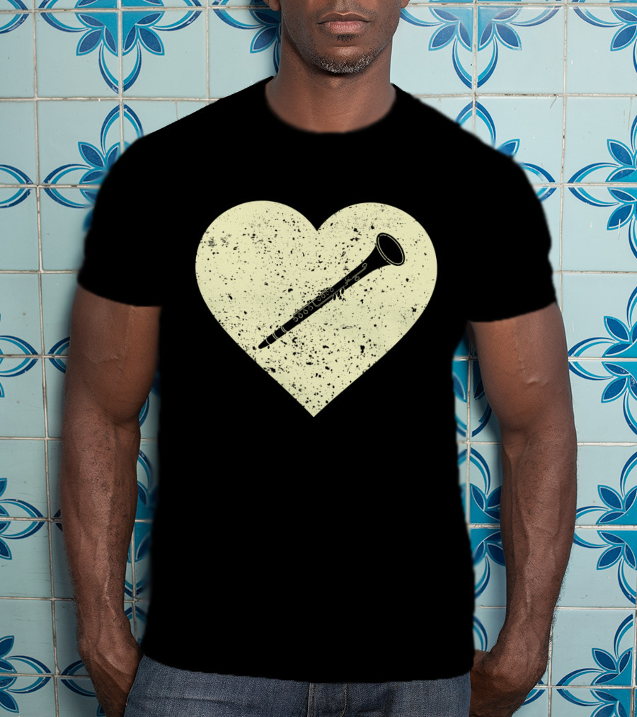 Heart Shaped Love To Play The Oboe Musician T-Shirt