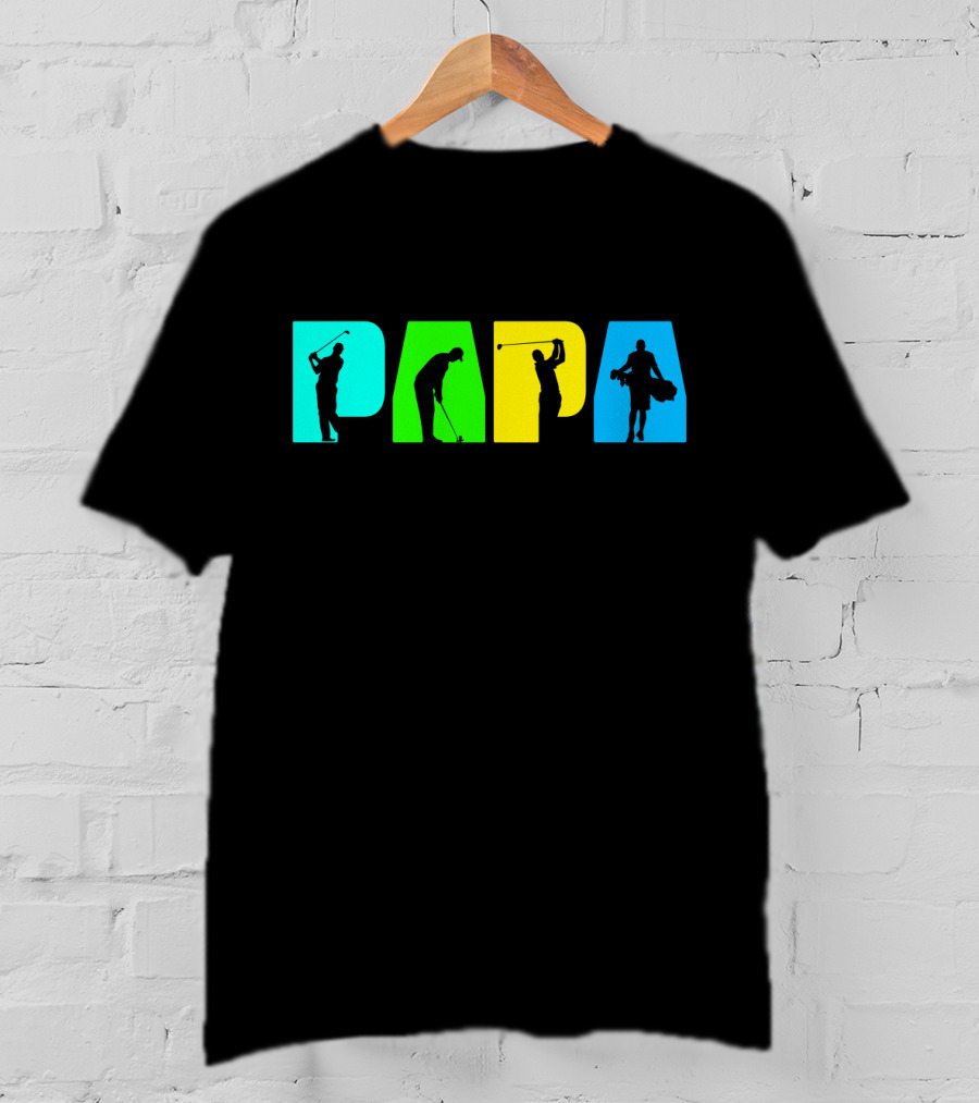 PAPA Retro Golf Silhouette Collection T-Shirt