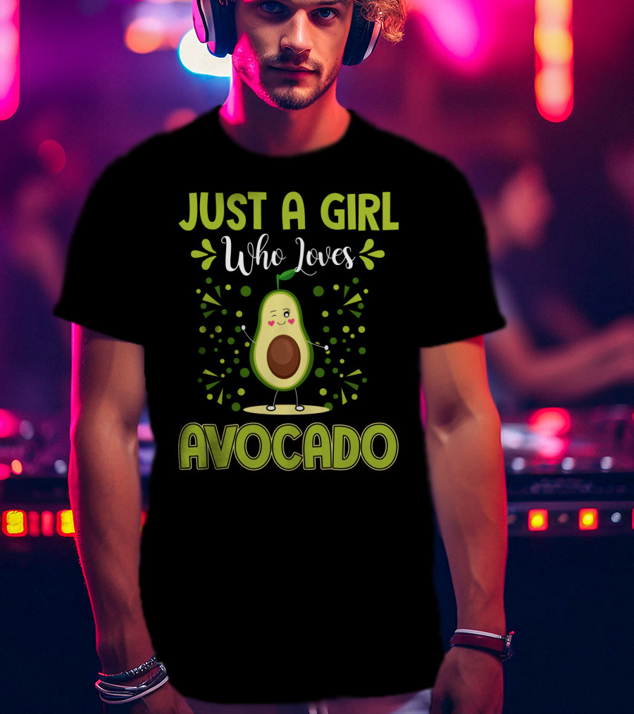 Just A Girl Who Loves Avocado Fun T-Shirt