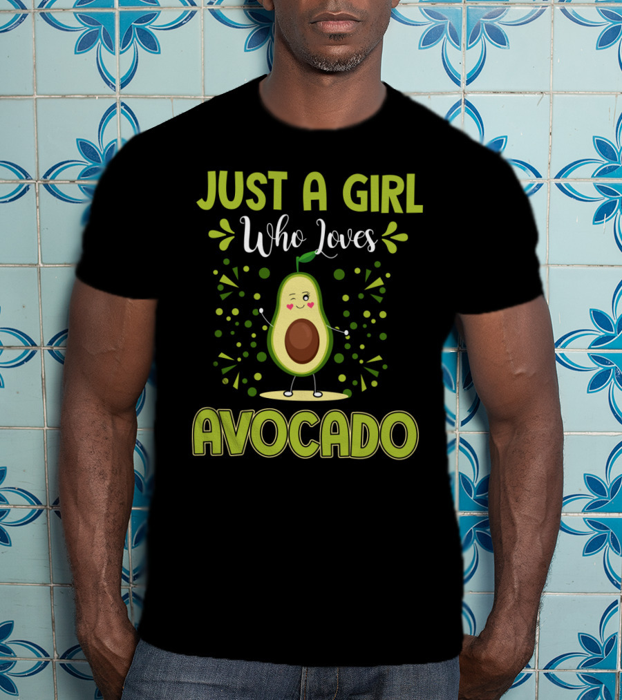 Just A Girl Who Loves Avocado Fun T-Shirt