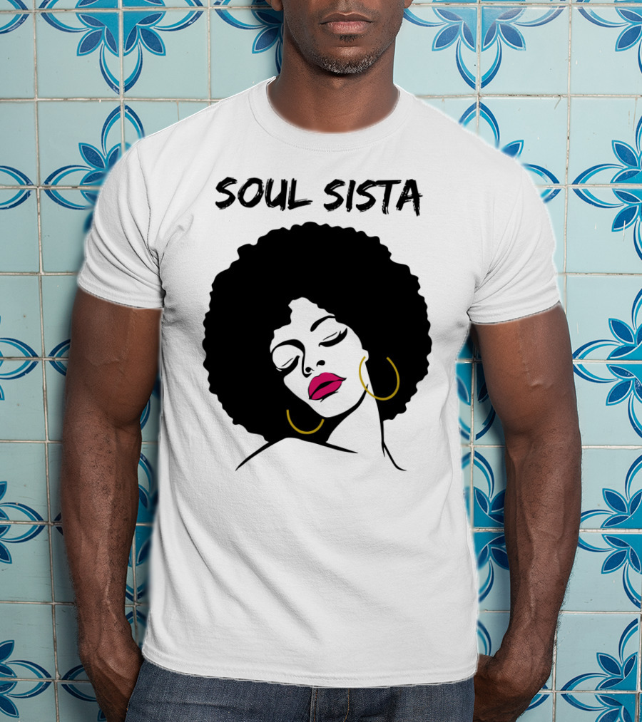Soul Sista Afro Black Girl Birthday T-Shirt