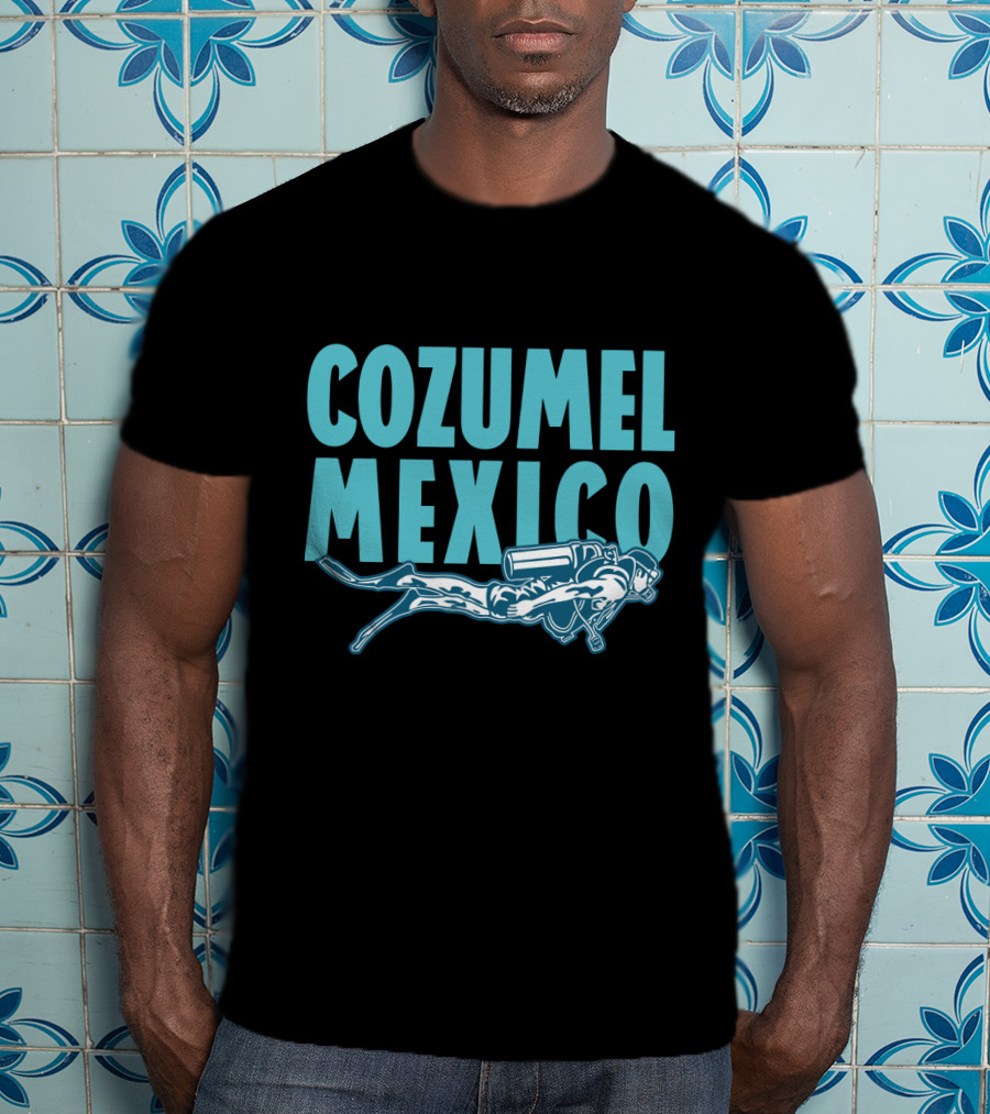 Cozumel Mexico Scuba Diver Adventure T-Shirt