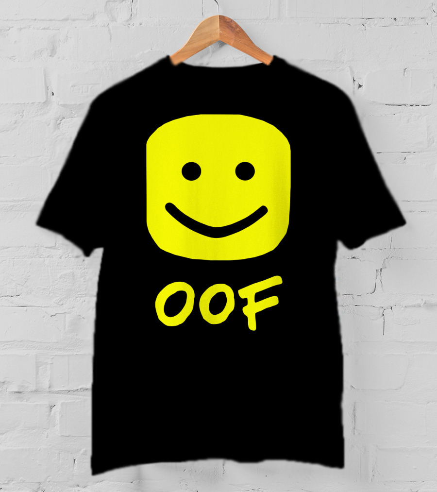 Oof Blox Meme For Non-Noobs With Smiley Face Image T-Shirt