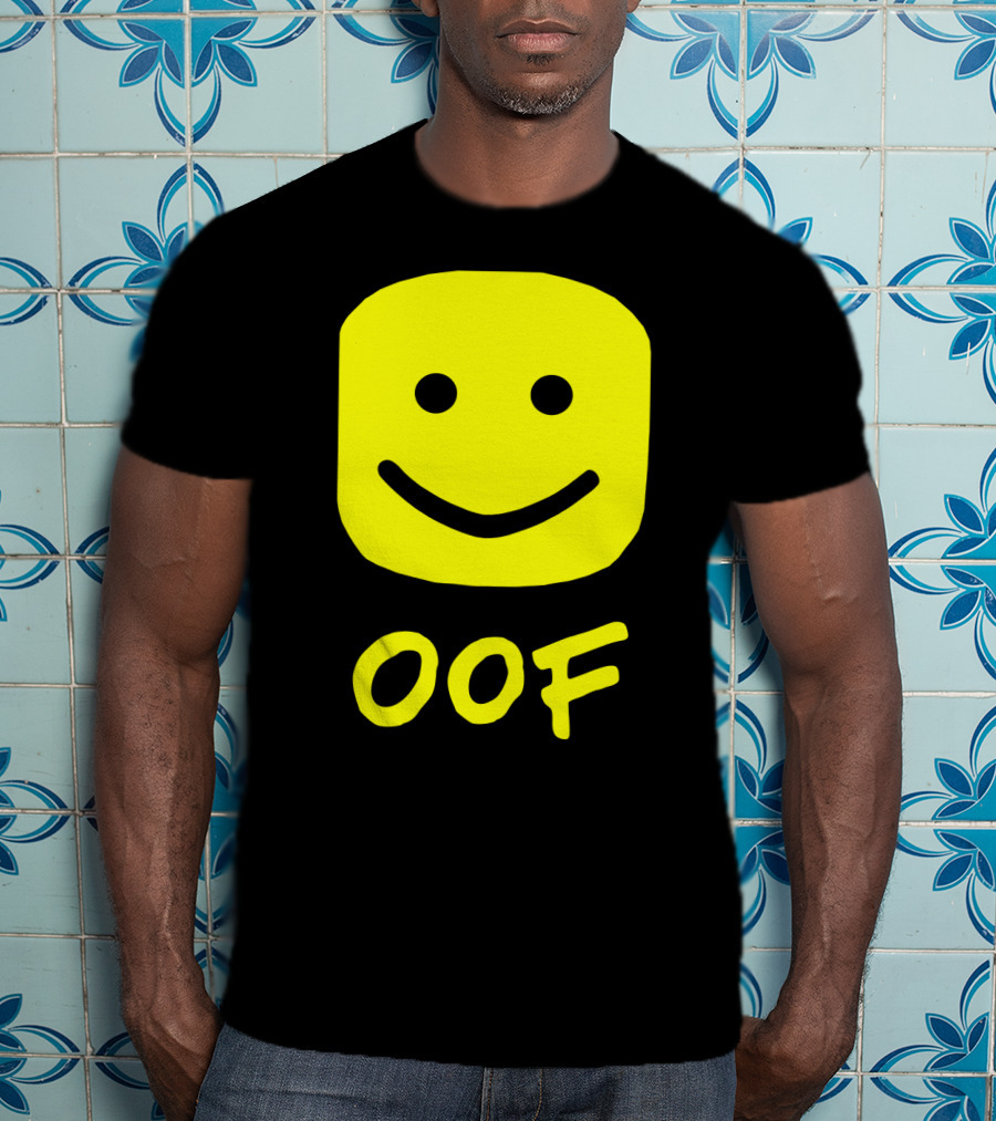 Oof Blox Meme For Non-Noobs With Smiley Face Image T-Shirt