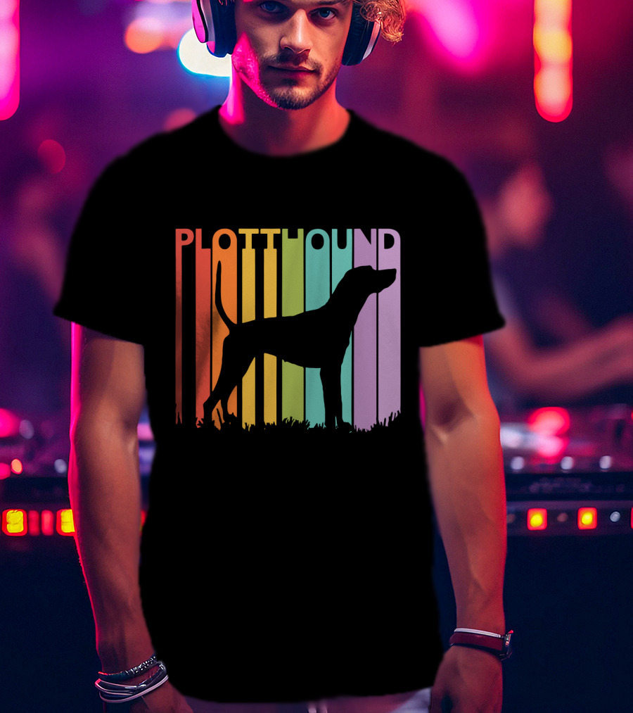Plott Hound Rainbow T-Shirt