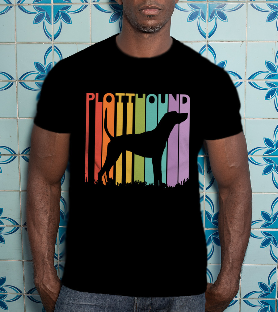 Plott Hound Rainbow T-Shirt