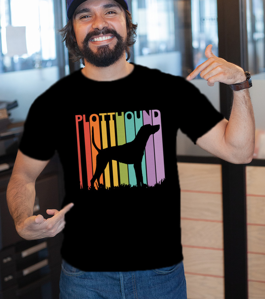 Plott Hound Rainbow T-Shirt