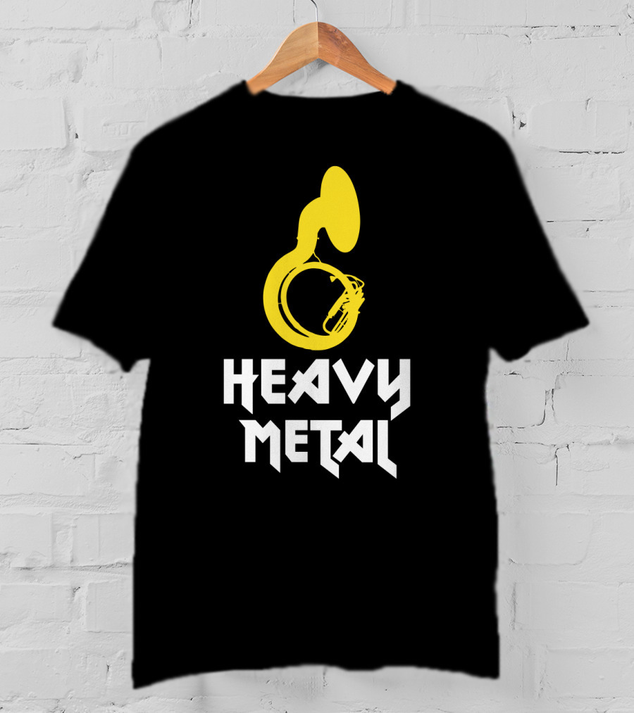 Heavy Metal Sousaphone Fun Marching Band T-Shirt
