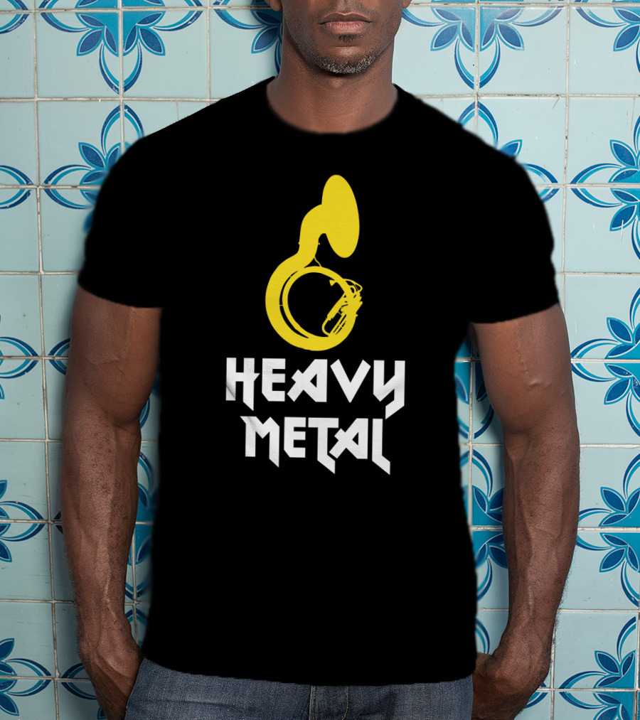 Heavy Metal Sousaphone Fun Marching Band T-Shirt