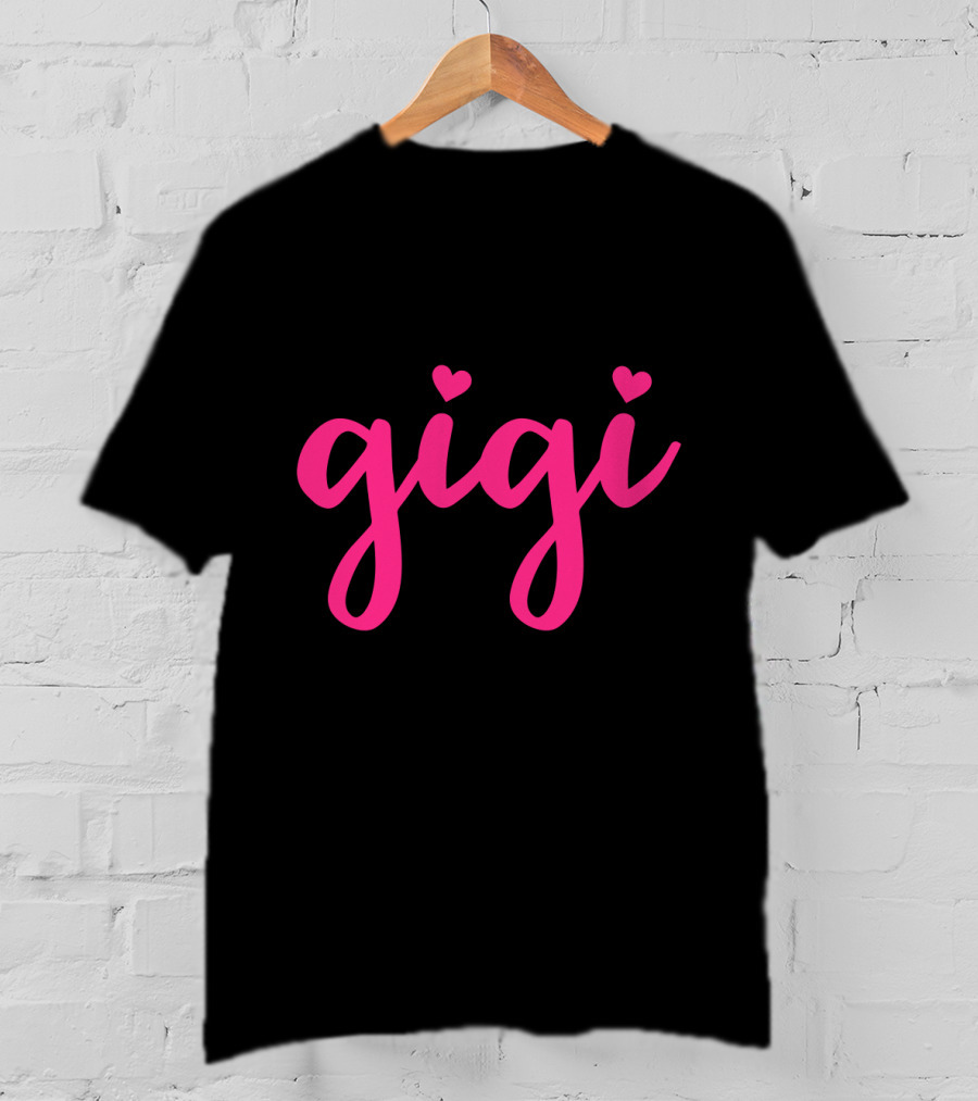 Gigi With Hearts For Grandma T-Shirt