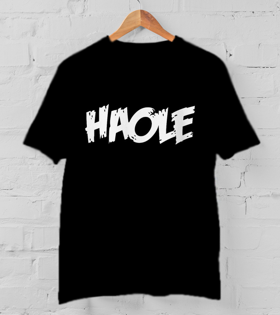 Hawaiian Hapa Haole Bold Stylized Text T-Shirt