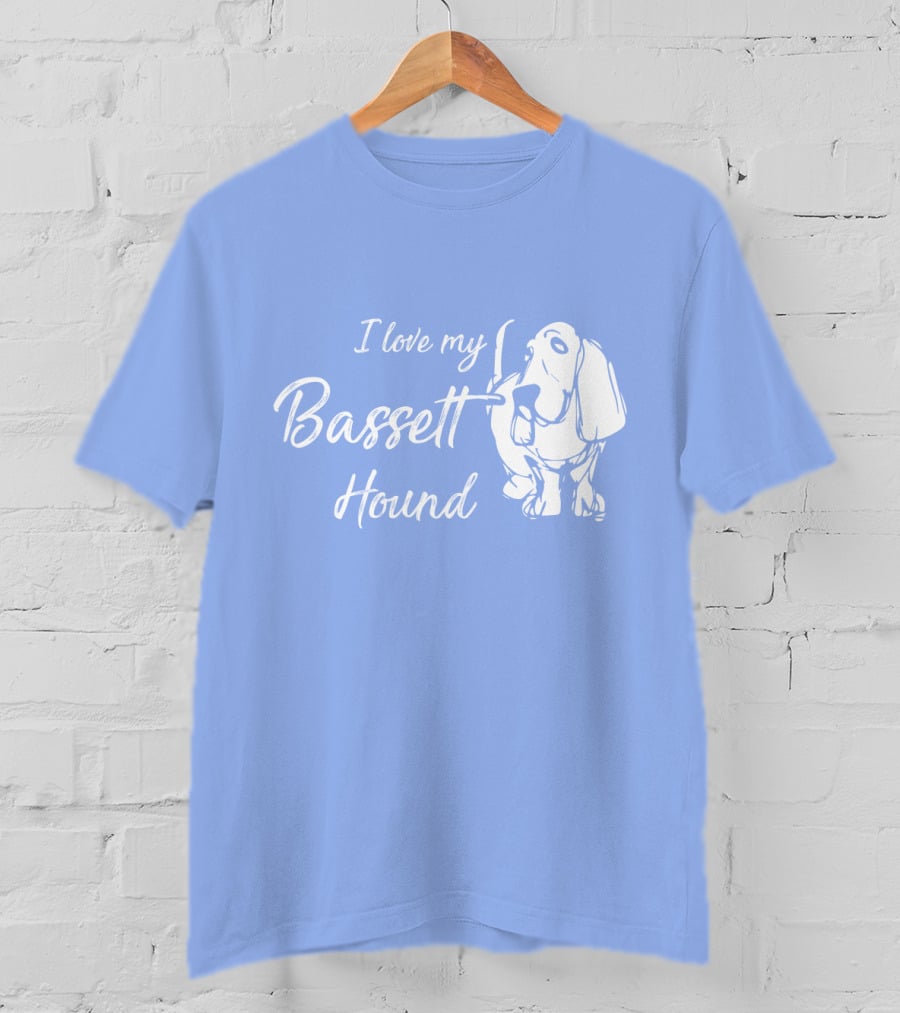 I Love My Basset Hound T-Shirt