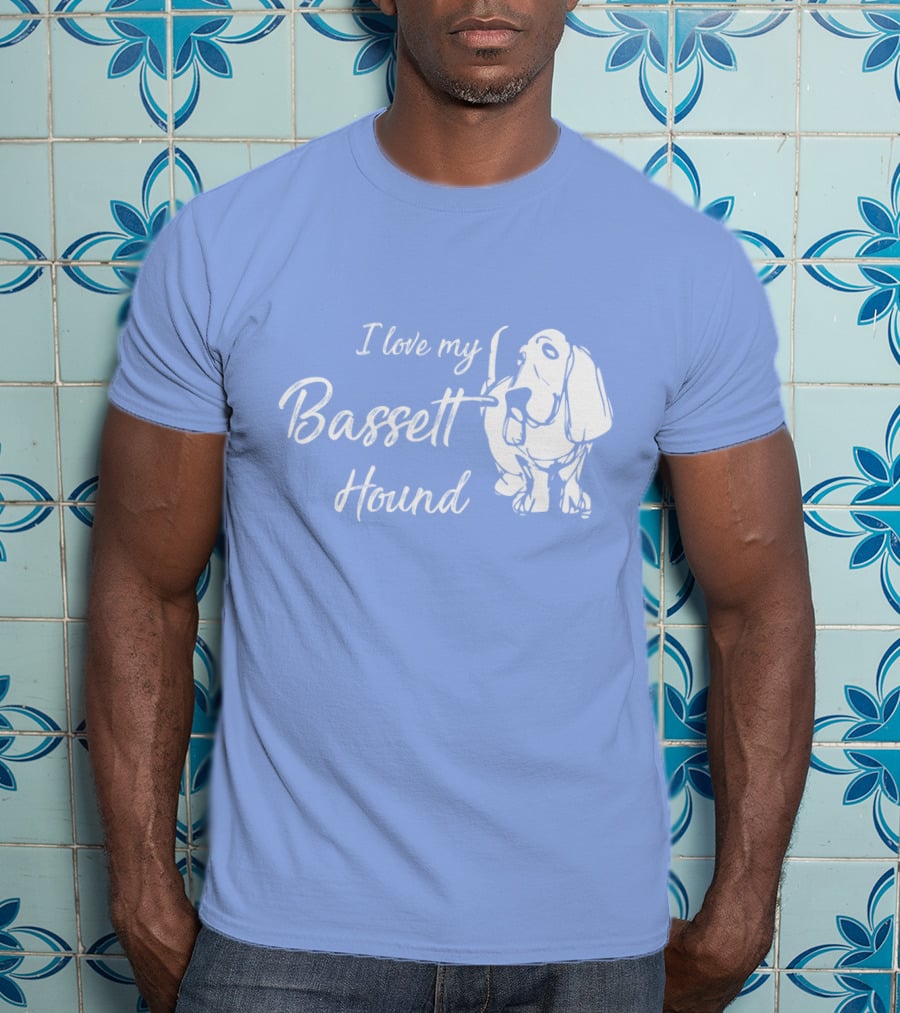 I Love My Basset Hound T-Shirt