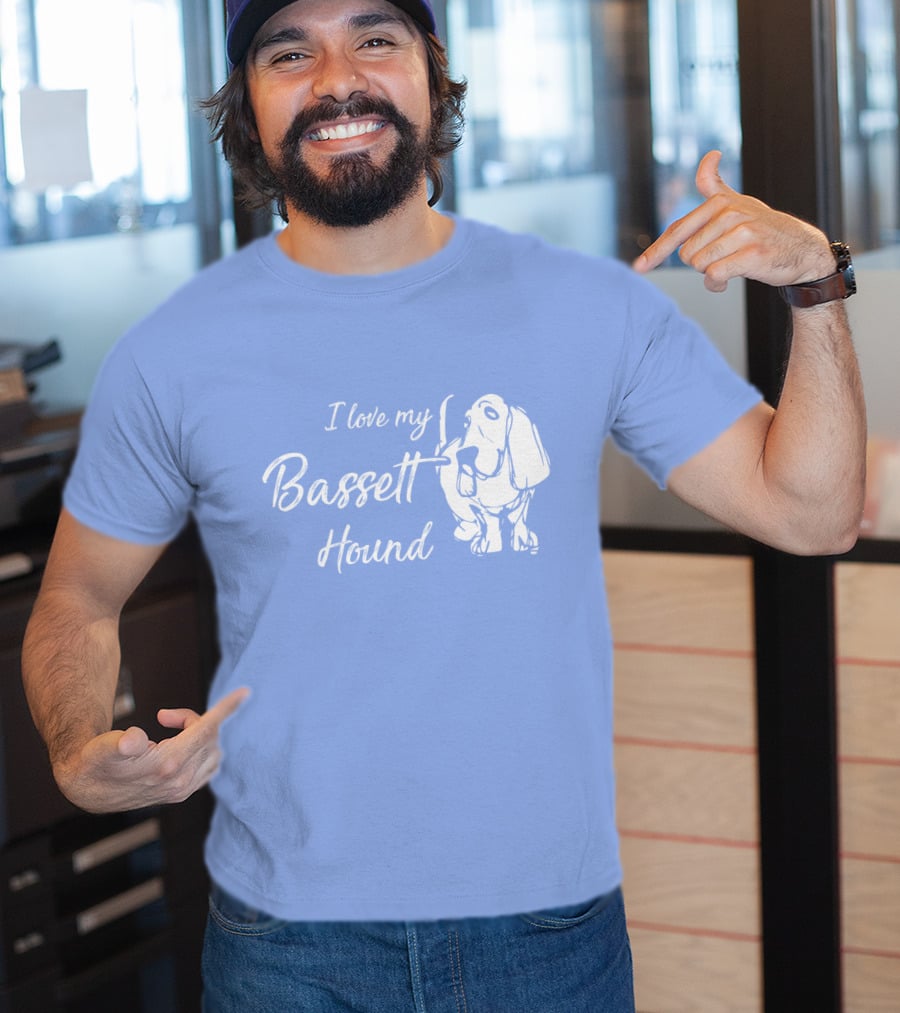 I Love My Basset Hound T-Shirt