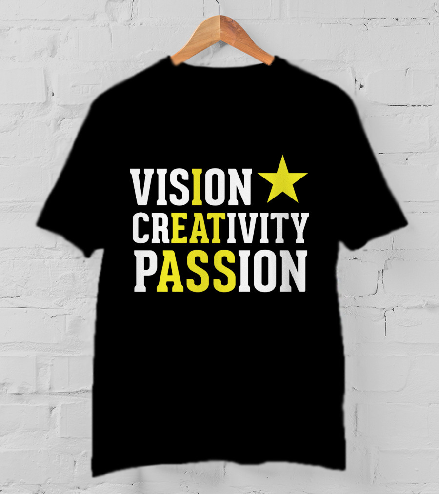Vision Creativity Passion Star T-Shirt