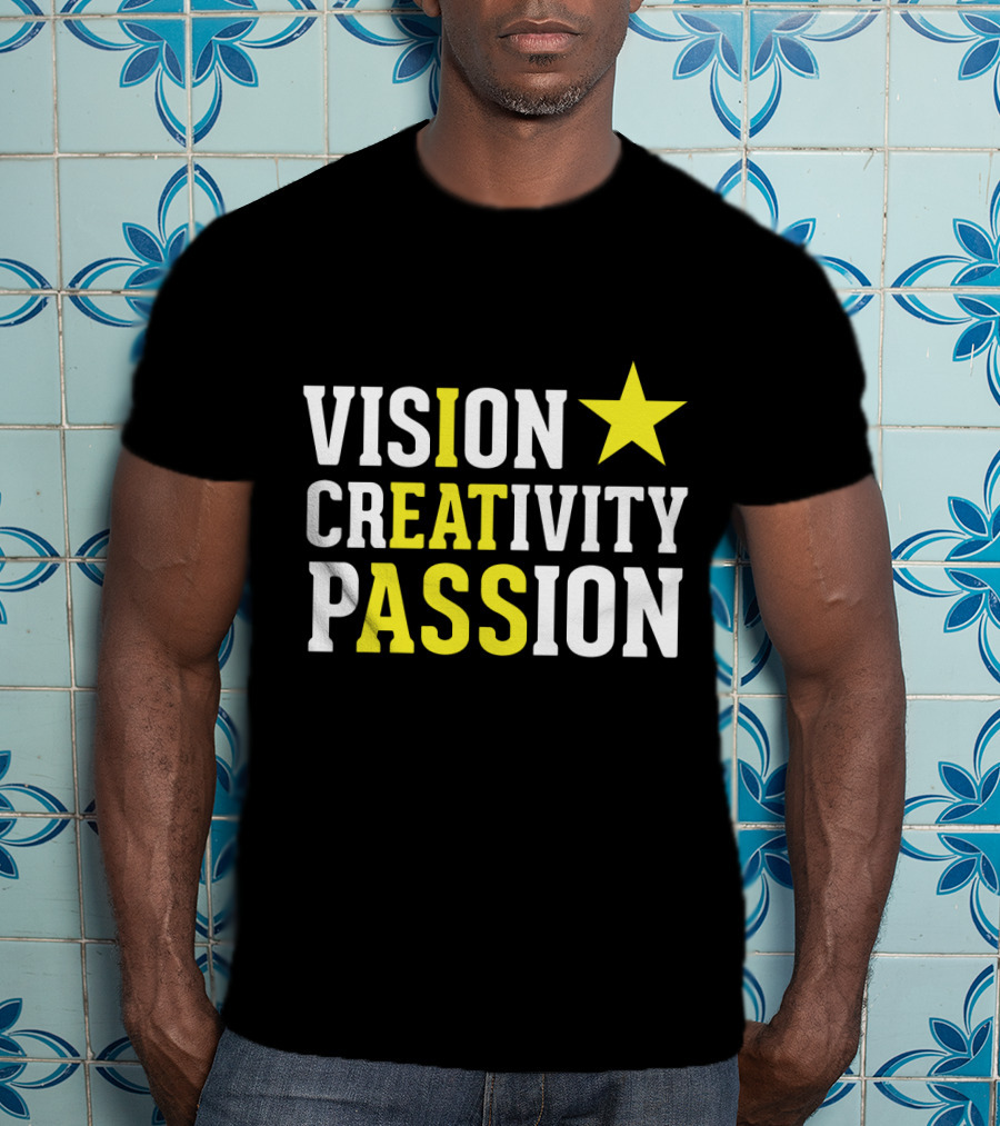 Vision Creativity Passion Star T-Shirt