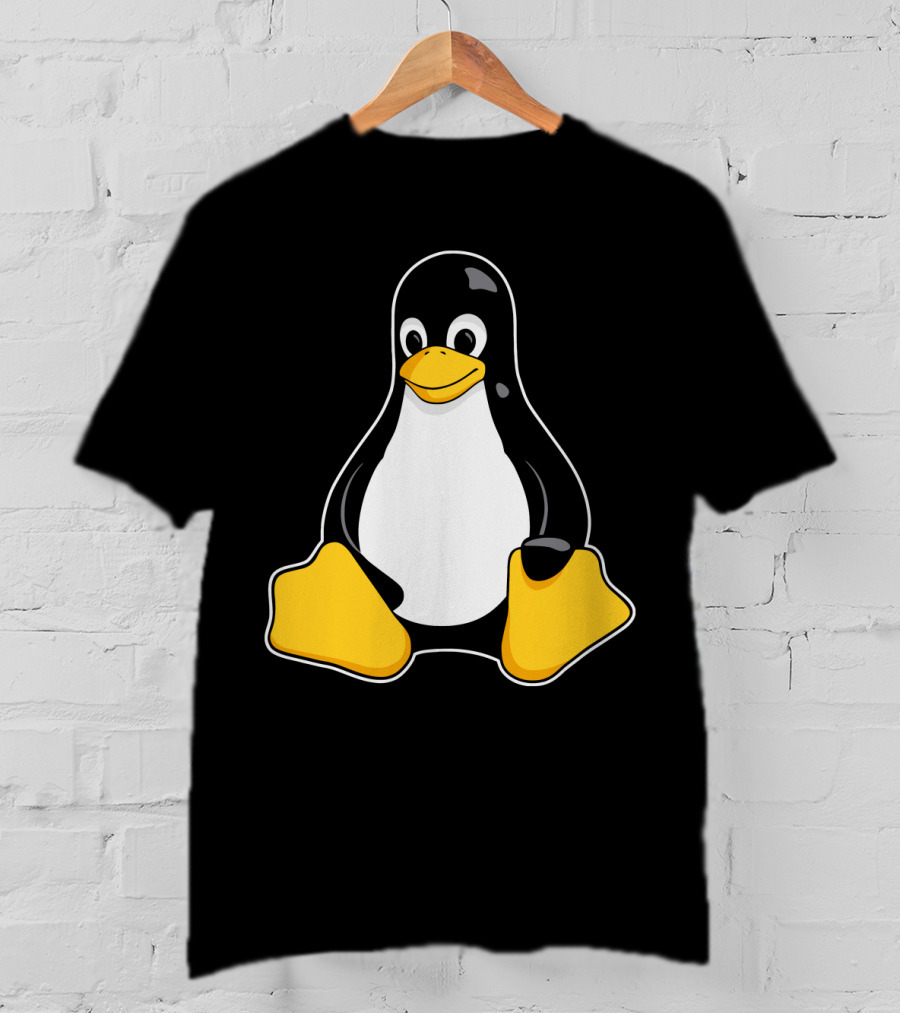 Tux The Penguin Linux Mascot Enhanced Linux Mascot Tux T-Shirt
