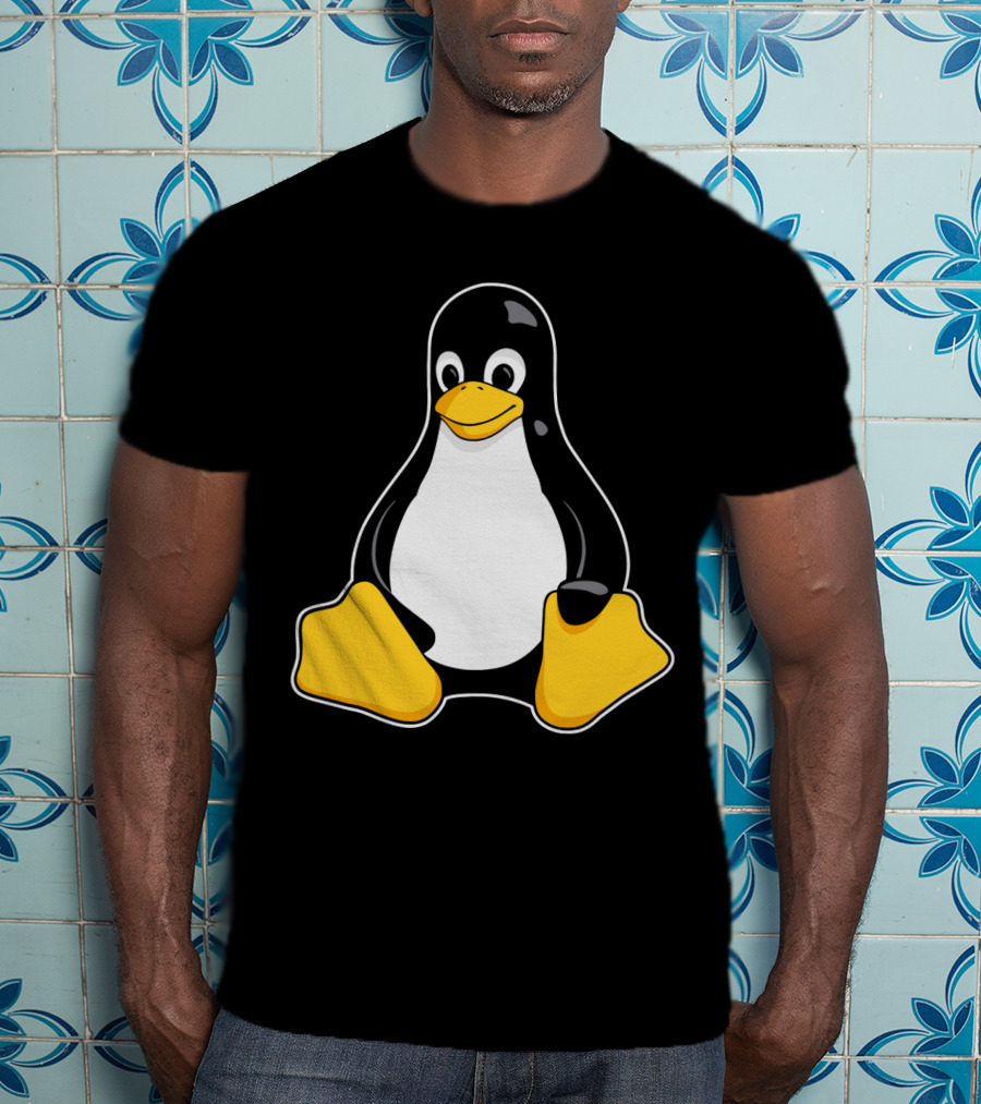 Tux The Penguin Linux Mascot Enhanced Linux Mascot Tux T-Shirt