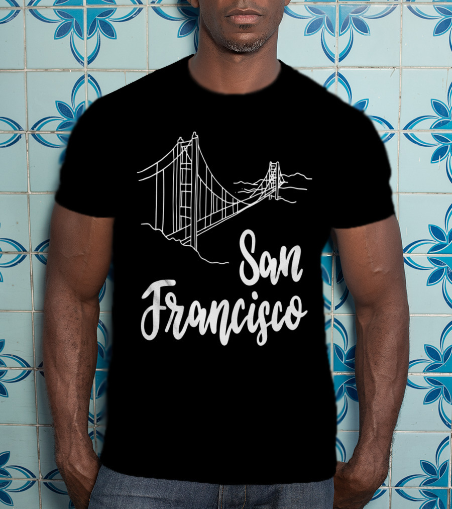 San Francisco Golden Gate Bridge California State T-Shirt