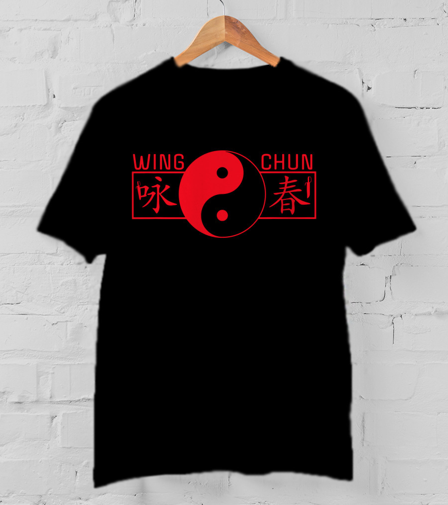 Wing Chun Kung Fu Ying Yang Chinese Martial Arts T-Shirt
