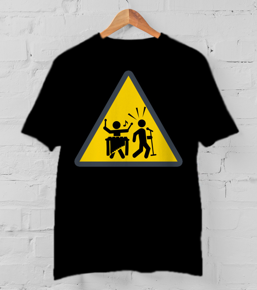 Warning Marimba Music And Singing Comedy T-Shirt