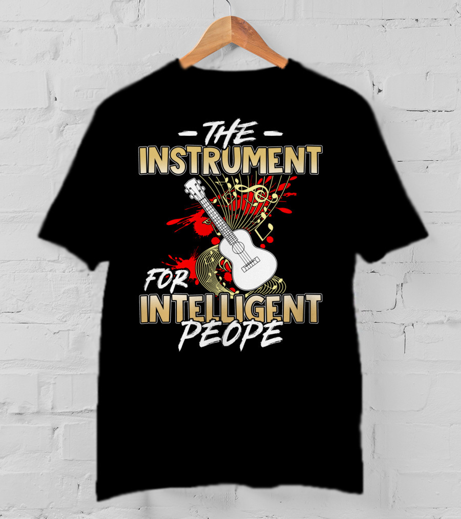 The Instrument For Intelligent People Ukulele T-Shirt
