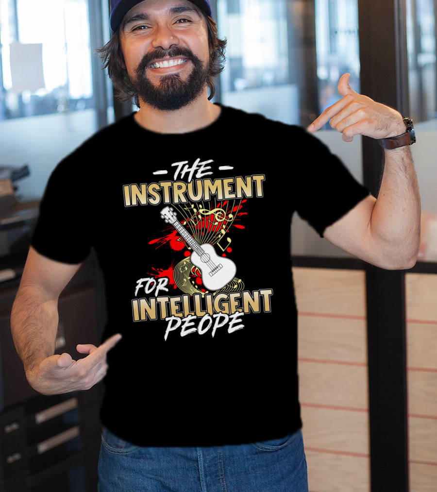 The Instrument For Intelligent People Ukulele T-Shirt