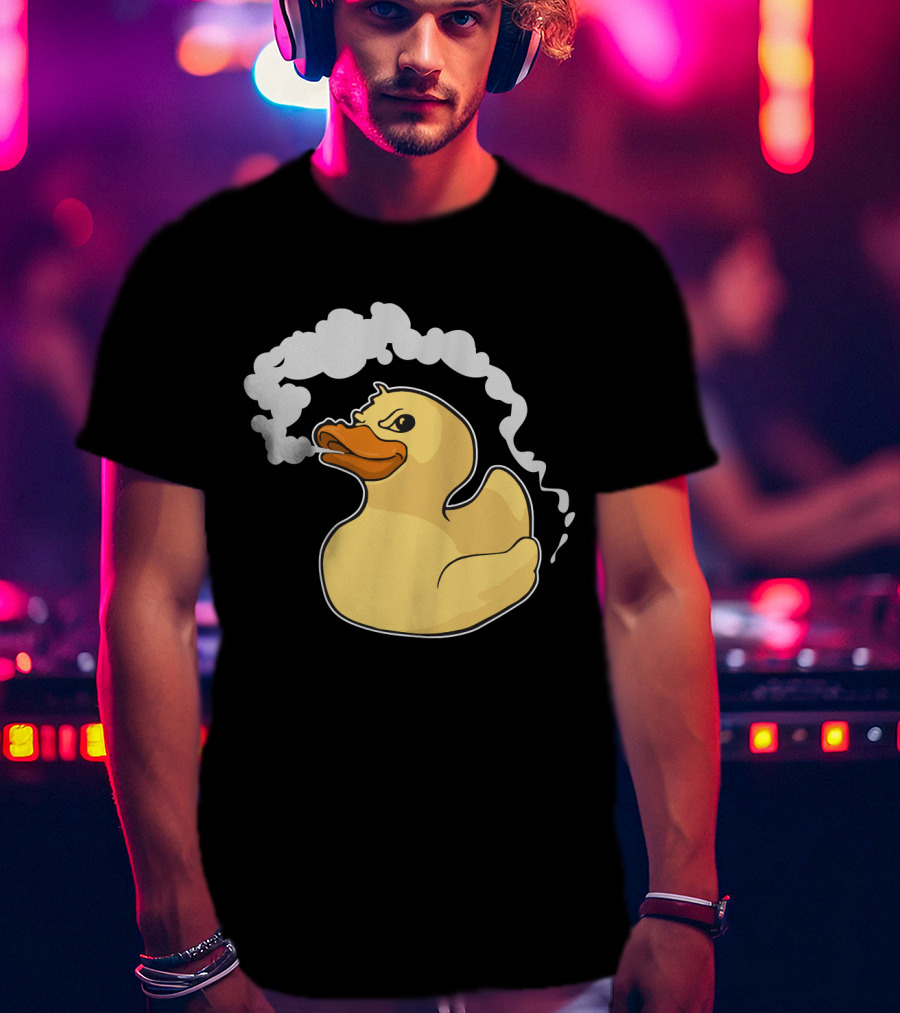 Fire Breathing Rubber Ducky With Smoke T-Shirt