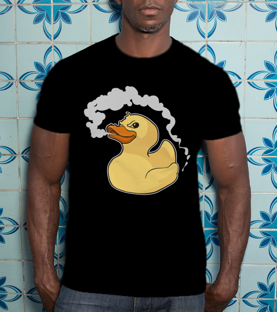 Fire Breathing Rubber Ducky With Smoke T-Shirt