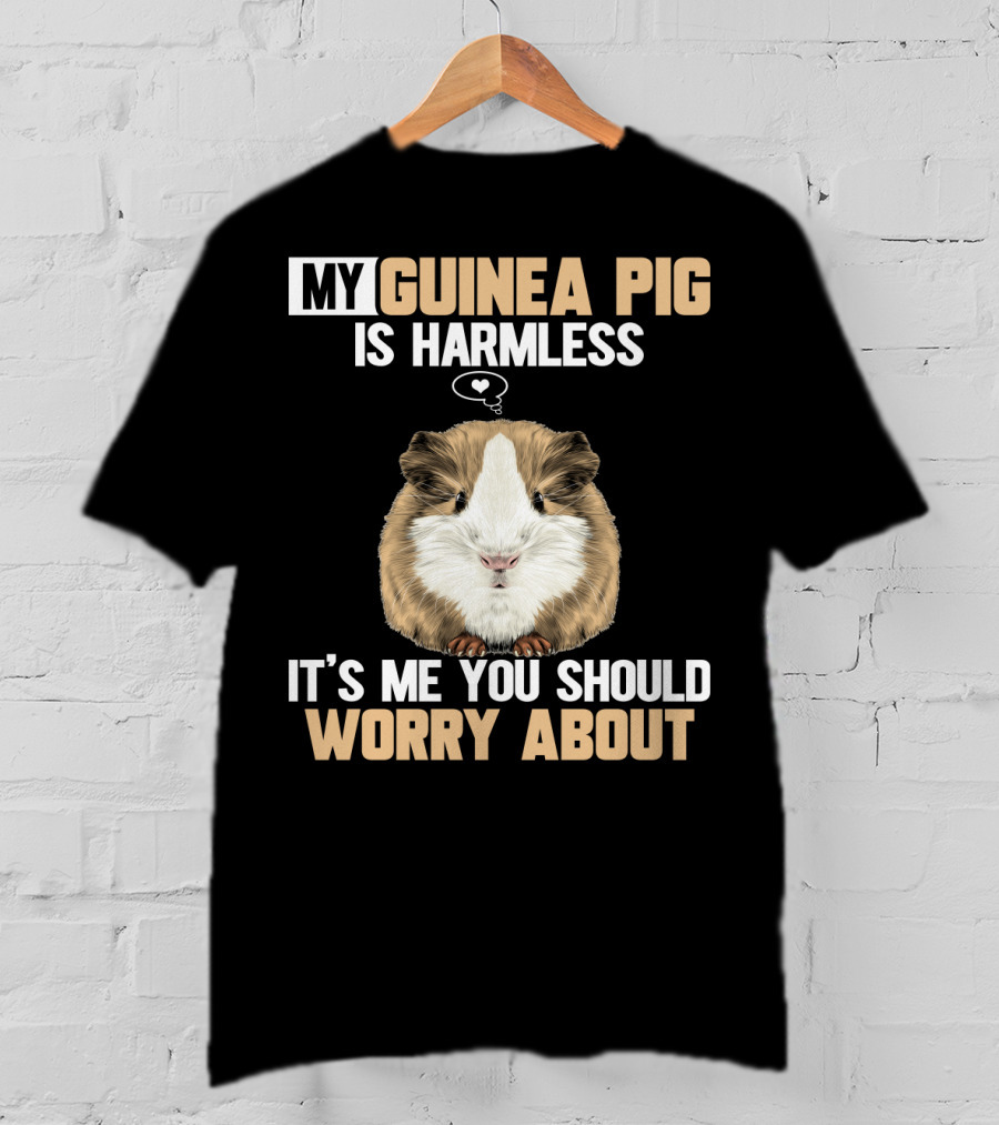 My Guinea Pig Is Harmless It's Me You Should Worry About T-Shirt